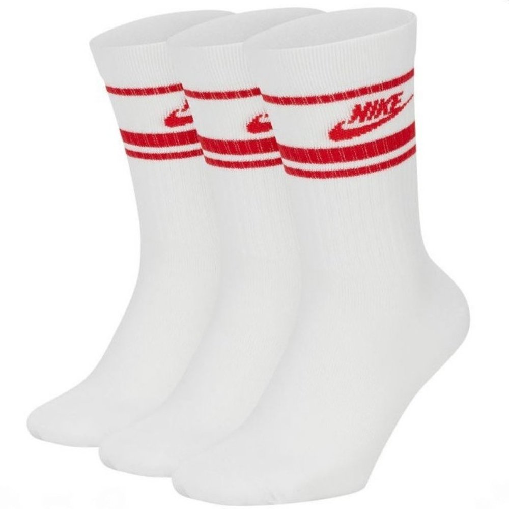 Nike XL 12-15 Crew Sock 3 Pairs Old School Vintage - Picture 2 of 4